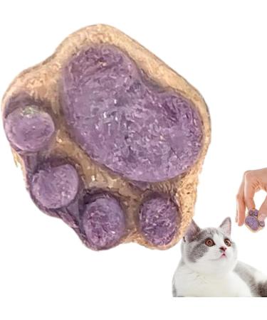 Kitten Treats - Cat Treats for Indoor Cats - Natural Healthy Cat Snacks Treats | Cat Paw Biscuits Cat Treat | Dry Cat Treats Kitten Treats | Kitten Treats Paw Shape Cat Food Treats | Treats for Cat Purple - Buy Online on GoSupps.com