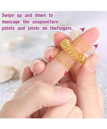 20-Piece Eouiav Akupressurring Set - Finger Massage & Relaxation for All Ages | Ideal for Anxiety Relief & Stress Management - Buy Online on GoSupps.com