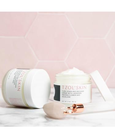 TZOL SKIN Turn Down and Recover Cr me - Hydrating Night Face Cream for Soothing Nourishing and Toning - Paraben Sulfate Silicone Free Vegan & Cruelty Free - Shop Now - Buy Online on GoSupps.com