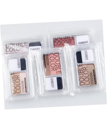 FOMIYES Glitter Eye Shadow Shimmer Eyeshadow Makeup Palette Women Eye Shadow The Lazy Girl Two-color - Buy Online on GoSupps.com