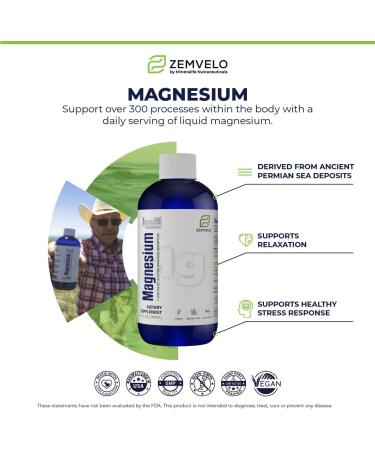 Natural Magnesium Ionic Supplement | 96-Day Supply | Longevity, Wellness, and Mood Support | Restful Sleep and Muscle Health - Buy Online on GoSupps.com