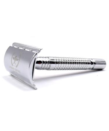 Roman Empire Shaving Razor Hobel Augustus - Elegant Safety Razor Set for Men & Women | Includes 20 Astra Derby Shark Treat Blades - Premium Wet Shaving Experience - Buy Online on GoSupps.com
