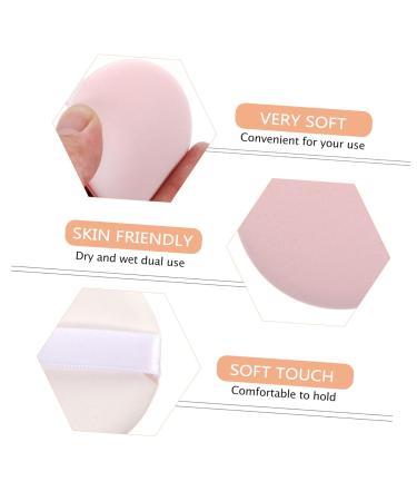 FRCOLOR 12pcs Makeup Puff Set - Hydrophilic Non-Latex & Non-Sticky Powder Applicators - Pink | International Shipping Available - Buy Online on GoSupps.com
