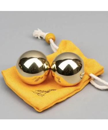 Buy Healvian 2ST Brass Gymnastics Balls - Precision Metal Rollball Massage Device | Multifunctional Portable Baoding Balls for Hand Massage - International Shipping Available - Buy Online on GoSupps.com