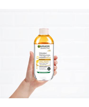 Garnier Micellar Cleansing Water 400ml - All-in-One Waterproof Makeup Remover for Sensitive Skin | 6 Pack | Dermatologically Tested - Buy Online on GoSupps.com