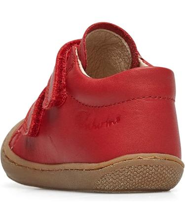 Naturino Cocoon VL Leather First Steps Shoes - 7.5 UK Child - Pomegranate - Buy Online on GoSupps.com