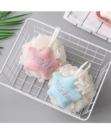 Large Cartoon Bath Puff Sponge - 2PCS Nonslip Loofah Pouf for Cute Shower & Bathing - Buy Online on GoSupps.com