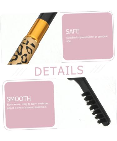 Mipcase 4 Pcs Brown Eyeliner Makeup Palette Double Head Eyebrow Pencil Eyebrow Brush Lasting Highlighter 1 count (Pack of 1) Blackx2pcs - Buy Online on GoSupps.com