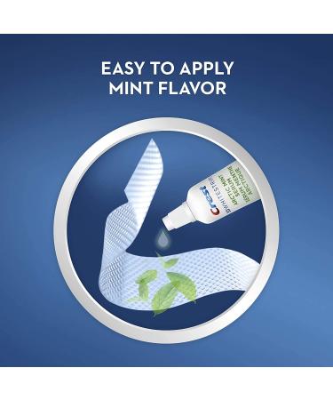 Crest 3D Whitestrips Arctic Mint Teeth Whitening Strip Kit with Tube of Flavor Serum 28 Strips (14 Count Pack) - Buy Online on GoSupps.com