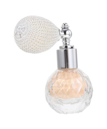 Balacoo 1pc Body Air Bag Powder Body Highlighter Loose Powder Spray Powder Glitter Bottle Body Powder Flash Golden medium