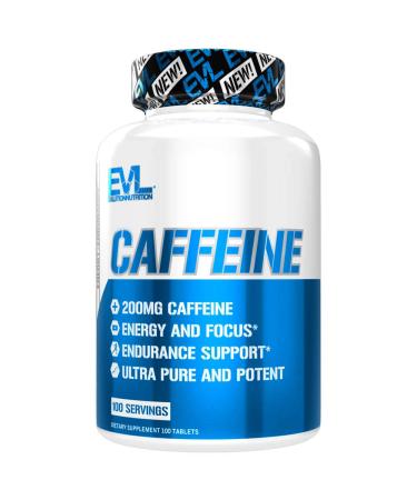 Evlution Nutrition Caffeine 200 mg of Caffeine Per Serving -  100 Servings