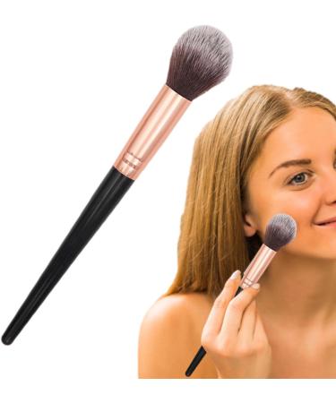 Highlighter Brush Makeup - Makeup Blending Brush - Cosmetic Accessories to Lock in Foundation and Concealer with Soft Bristle Check Eyeshadow Nose Blending Pochy Black Single Highlight Brush - Buy Online on GoSupps.com