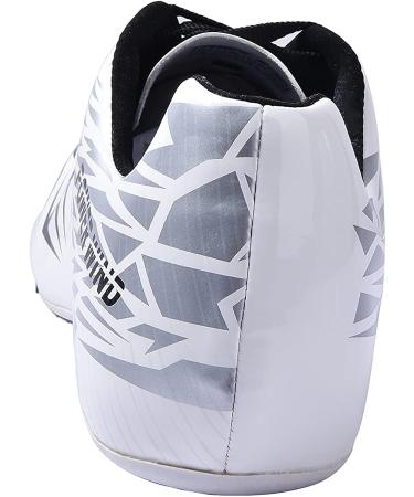 muchflash Unisex Track and Field Spike Shoes - Lightweight Running Sneakers for Youth - White/Black - Buy Online on GoSupps.com