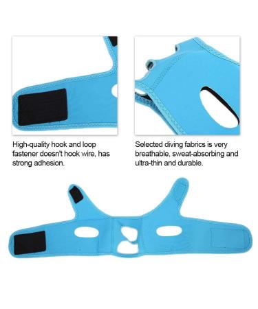V Line Face Lifting Belt - Pain-Free Facial Mask for Firming and Slimming - Blue - Buy Online on GoSupps.com