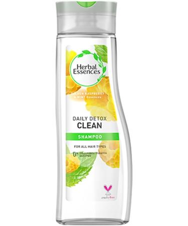 Herbal Essences Daily Detox Rein Shampooing la framboise et la menthe 400 ml