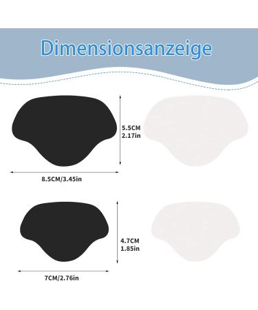 12 Pair Self-Adhesive Shoe Repair Patches | Heel Protection for All Shoe Types - Durable & Easy to Use - Buy Online on GoSupps.com