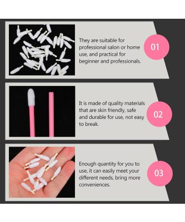 Beaupretty 900 Pcs Lip Brush Replacement Heads - Lip Gloss Wands & Eyebrow Brush Applicators for Makeup - Travel-Friendly Cosmetic Tools - Buy Online on GoSupps.com