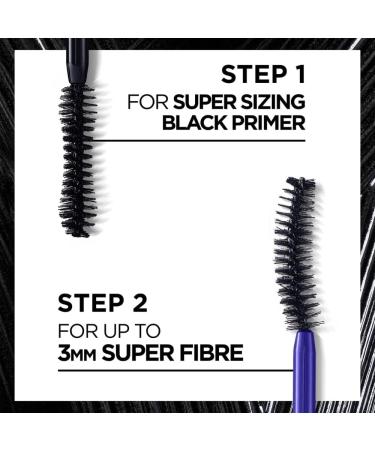2 x L'Oreal Paris Pro XXL Extension 2 Step Mascara - Black - Buy Online on GoSupps.com