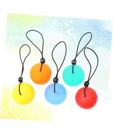 Partykindom 5-Pack Finger Massage Balls - Hand Stretcher Fitness Toys & Squeezeballs for Exercise - Improve Grip & Relaxation Skills - Buy Online on GoSupps.com