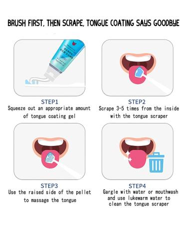 Oral Hygiene Brush & Tongue Cleansing Set with Probiotic Gel - Mint - Maintain Oral Health - Buy Online on GoSupps.com