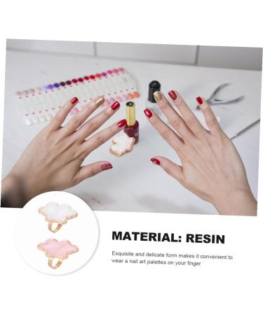 Alipis Lot De 2 Palettes De Nail Art Bagues Motifs Coquillage Grand Format Mixage Des Couleurs Blanc Marbr Et Rose Marbr Pour Manucure Professionnelle Et Usage Domestique - Buy Online on GoSupps.com