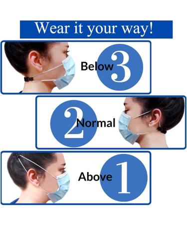 4 Pcs Face Mask Extender Strap Hooks - Anti-Slip Clips for Ear Protection - Buy Online on GoSupps.com