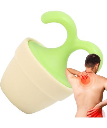 Manual Flowerpot Massage Ball - Cute Mini Roll Massager for Neck & Waist Relief | Perfect Cervical Spine Support - Buy Online on GoSupps.com