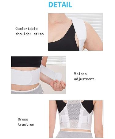 Posture Back Corrector Clavicle Spine Back Shoulder Support Belt Back Pain Relief Posture Correction Prevents Slouching Uni (Color : Black Size : L) (Black L) (Black S) Black Small - Buy Online on GoSupps.com
