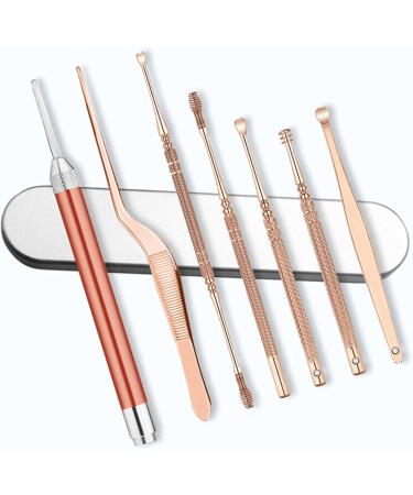 2 Sets LED Ear Wax Pickers Stainless Steel Earpick Wax Remover Curette Ear Pick Cleaner Ear Cleaner Spoon Care Ear Clean Tool - Buy Online on GoSupps.com