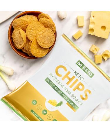 Keto Chips - Swiss Cheese & French Onion 30g - Buy Online on GoSupps.com