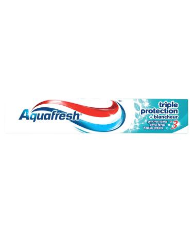 Aquafresh Triple Protection Toothpaste Whitening Healthy Gums For Strong Teeth and Fresh Breath 75 ml