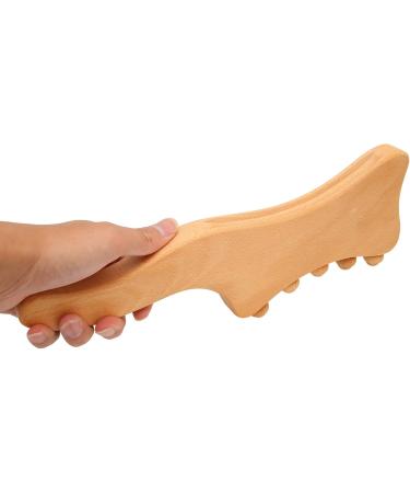 Wood Drainage Massage Device - 3 Slot Double-Sided Gua Sha Tool for Efficient Fatigue Relief & Shoulder Relaxation - Buy Online on GoSupps.com