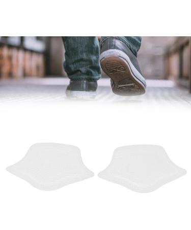 Heel Protector Pads - Soft Self-Adhesive Non-Slip Cushion for Casual & Leather Shoes - 1 Pair (White - Buy Online on GoSupps.com