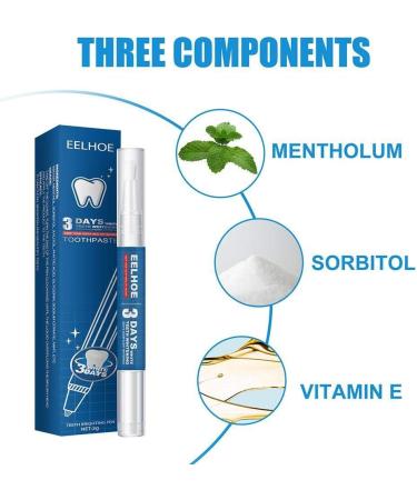 BBABBT Teeth Whitening Pen Professional Teeth Whitening Gel Natural Whitening Bleaching Treatments Effective Painless No Sensitivity3g - Buy Online on GoSupps.com