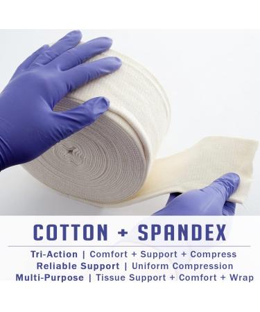 Everlit Elastic Tubular Support Bandage | Size F (4 x 11yd) | Large Arm, Knees, Legs Stockinette Tubing | Light to Moderate Compression - Buy Online on GoSupps.com