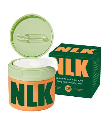 K-Beauty Inspired Toner Pads Hydrating Facial Pads with Snail Mucin Niacinamide & Centella Dark Spot & Fine Line Look Care 100 Count