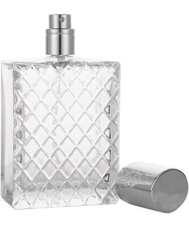 Enslz 100ml Refillable Spray Perfume Bottle - Clear Glass Atomizer for Essential Oils - Travel Size 3.4 oz Container - Buy Online on GoSupps.com