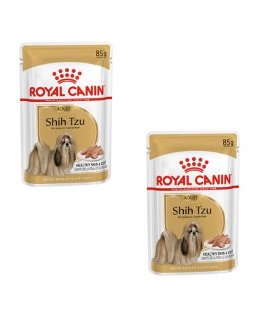 Royal Canin Shih Tzu Adult Mousse |Double pack |2 x 12 x 85 g |Wet food for adult shih tzus |To support the fur and digestion |For dogs from the 10th month of life