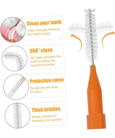 Buy Tovinanna 100th Rubber Head Interdental Brushes - Ideal for Dental Floss Braces & Oral Care - Buy Online on GoSupps.com