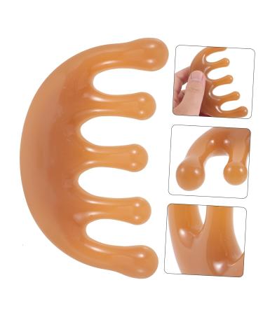 Anneome Massage Comb & Scalp Massager - Gua Sha Tool for Hair Circulation Wellness Gifts & Acupuncture - 10x6.3cm Scalp Ridge Brush - Buy Online on GoSupps.com