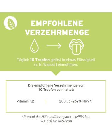 Premium Vitamin K2 MK7 Drops - 1 750 Drops (200 g/Portion) - Vegan & Highly Dosed in 50ml Olive Oil - Gnosis VitamK7 All-Trans Menaquinone from Fermentation - Made in Germany - Buy Online on GoSupps.com