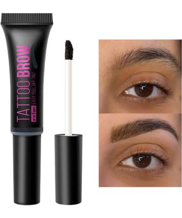 Peel off Eyebrow Tint | Peel Off Long-Lasting Quick-Drying Tinted Eyebrow Mascara - Waterproof Eyebrow Gel Sweatproof for Creates Full Voluminous-Looking Brows Huyath 03 - Buy Online on GoSupps.com