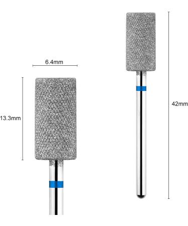 BNG Diamond Nail Drill Bit Professional 3/32" Shank Flat Top Barrel Shape Electric Nail File for Cuticle Cleaner Gels Nail Art Acrylics Manicure Pedicure Salon Tool Medium - Buy Online on GoSupps.com