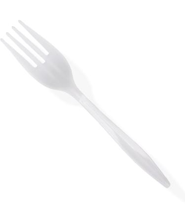 400 Count White Disposable Plastic Forks - Light-Weight and Convenient - Buy Online on GoSupps.com
