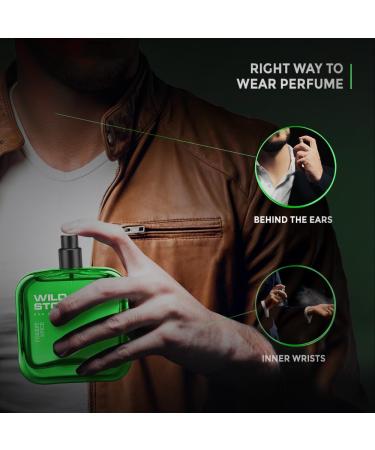 Wi'ldStone Long Lasting Forest Spice Perfume for Men Woody and Spicy Fragrance | Premium Eau De Parfum - 100ml - Buy Online on GoSupps.com