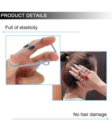 10 Pcs Dinosaur Elastic Hair Ties - Five Styles Ponytail Holders for Women, Girls, Kids - Buy Online on GoSupps.com