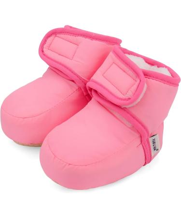 LACOFIA Baby Anti-Slip Winter Slipper Boots - Pink (12-18 Months) - Buy Online on GoSupps.com