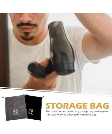 Healeved 6 Pcs Hair Dryer Bag Safe Hair Dryer Pouch Organizer Bag Storage Box Modeling Travel Flannel - Buy Online on GoSupps.com