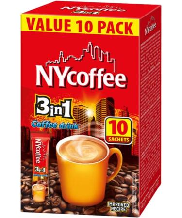 Coffee Bundle Containing NY Coffee 3 in 1 White Coffee Salted Caramel & Vanilla 10 Sachets Each (3 Pack) - Buy Online on GoSupps.com