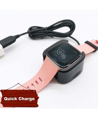 2PACK Charging Dock Compatible with Fitbit Versa/Lite/SE (not for Versa 2) Charger  Charging Dock Cord Stand and Screen Protectors for Smart Watch - Buy Online on GoSupps.com